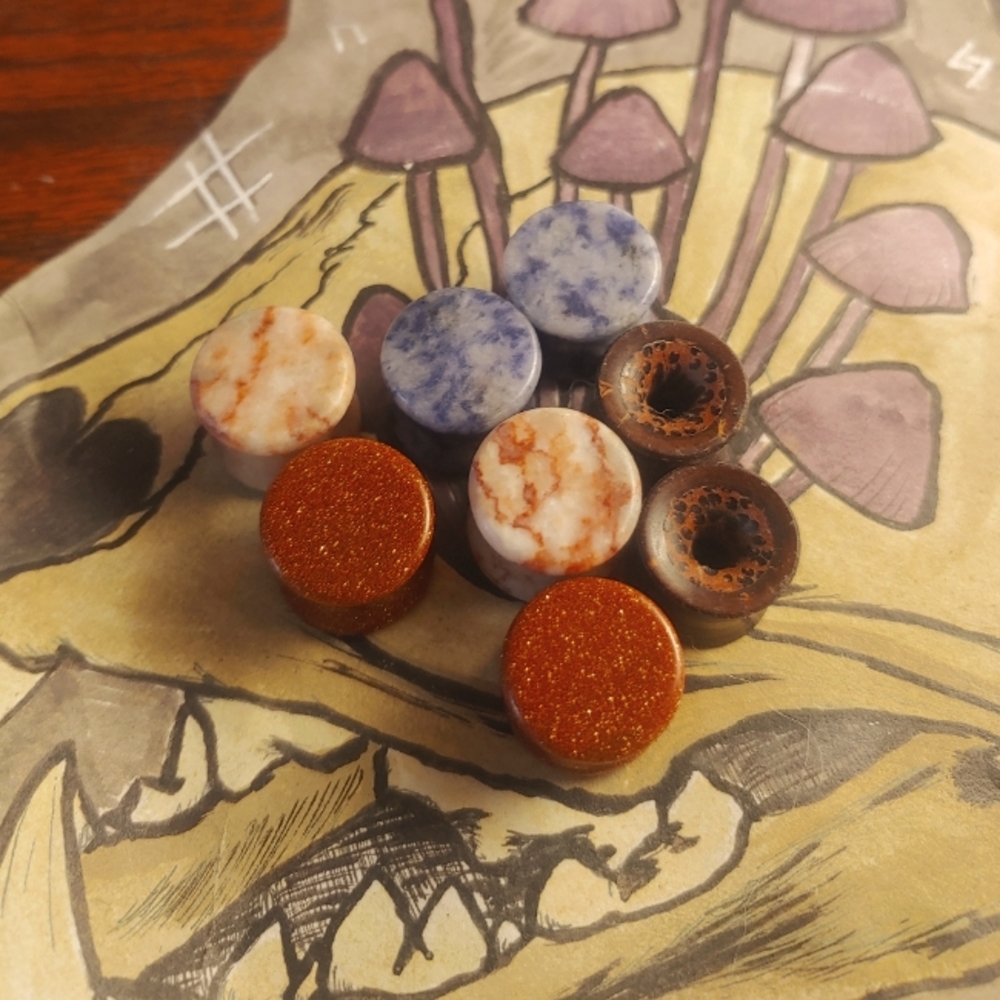 1/2 inch plugs and tunnels
